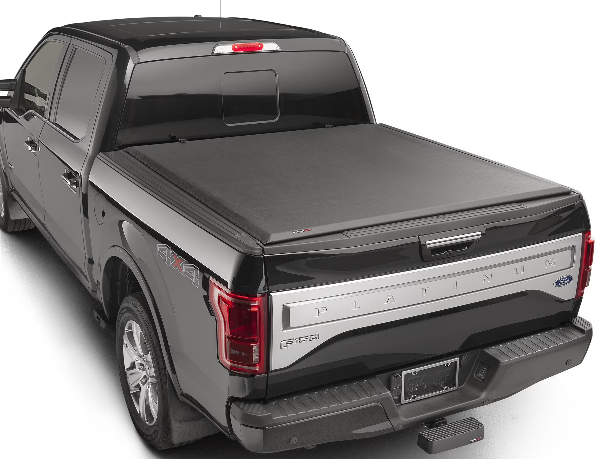 WeatherTech Roll Up Truck Bed Cover compatible with Ford F-150, F-150 Raptor, F-150 Lightning - Black
