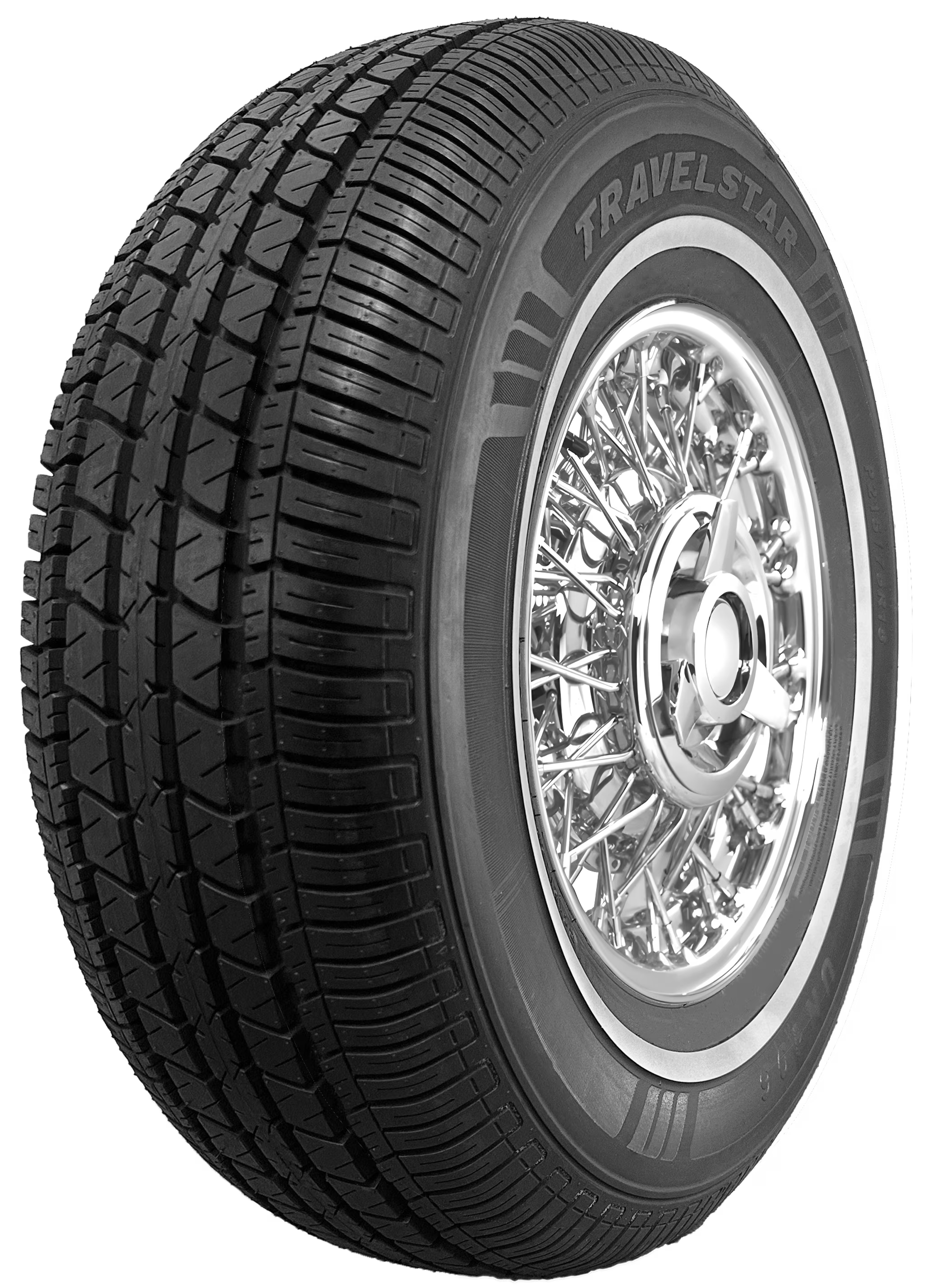 Travelstar UN106 All Season 225/75R15 225/75/15 102S Passenger Tire White Wall 18mm(No Rim)