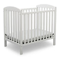 Delta Children Gateway Mini Convertible Baby Crib with 2.75-inch Mattress. Bianca White
