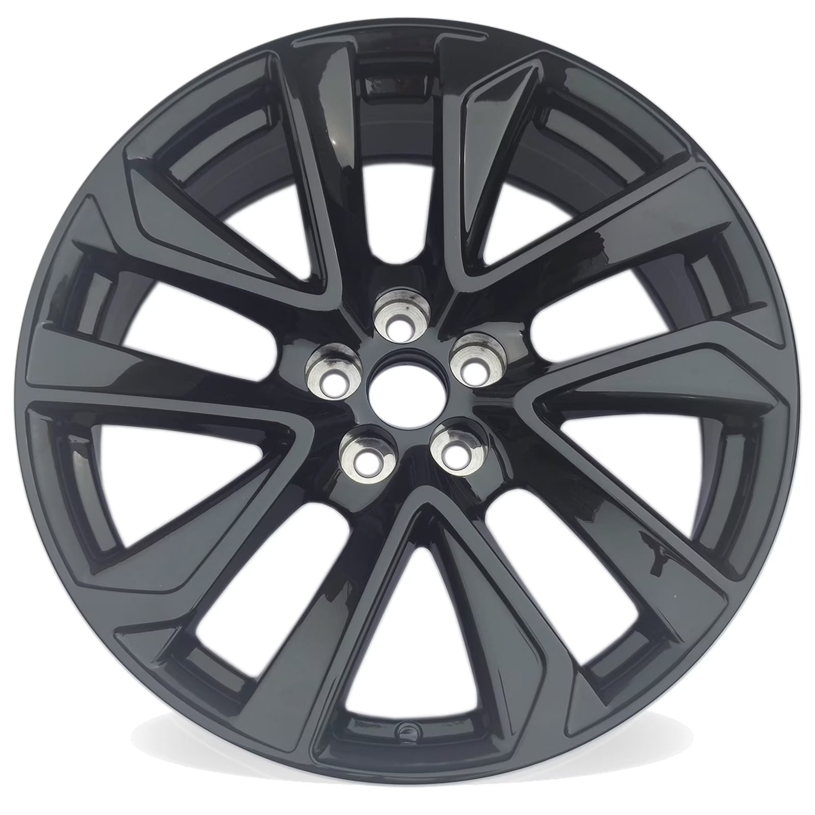 18  Single 18x8 Gloss Black Alloy Wheel For Toyota Corolla 2019-2022 OEM Design Replacement Rim
