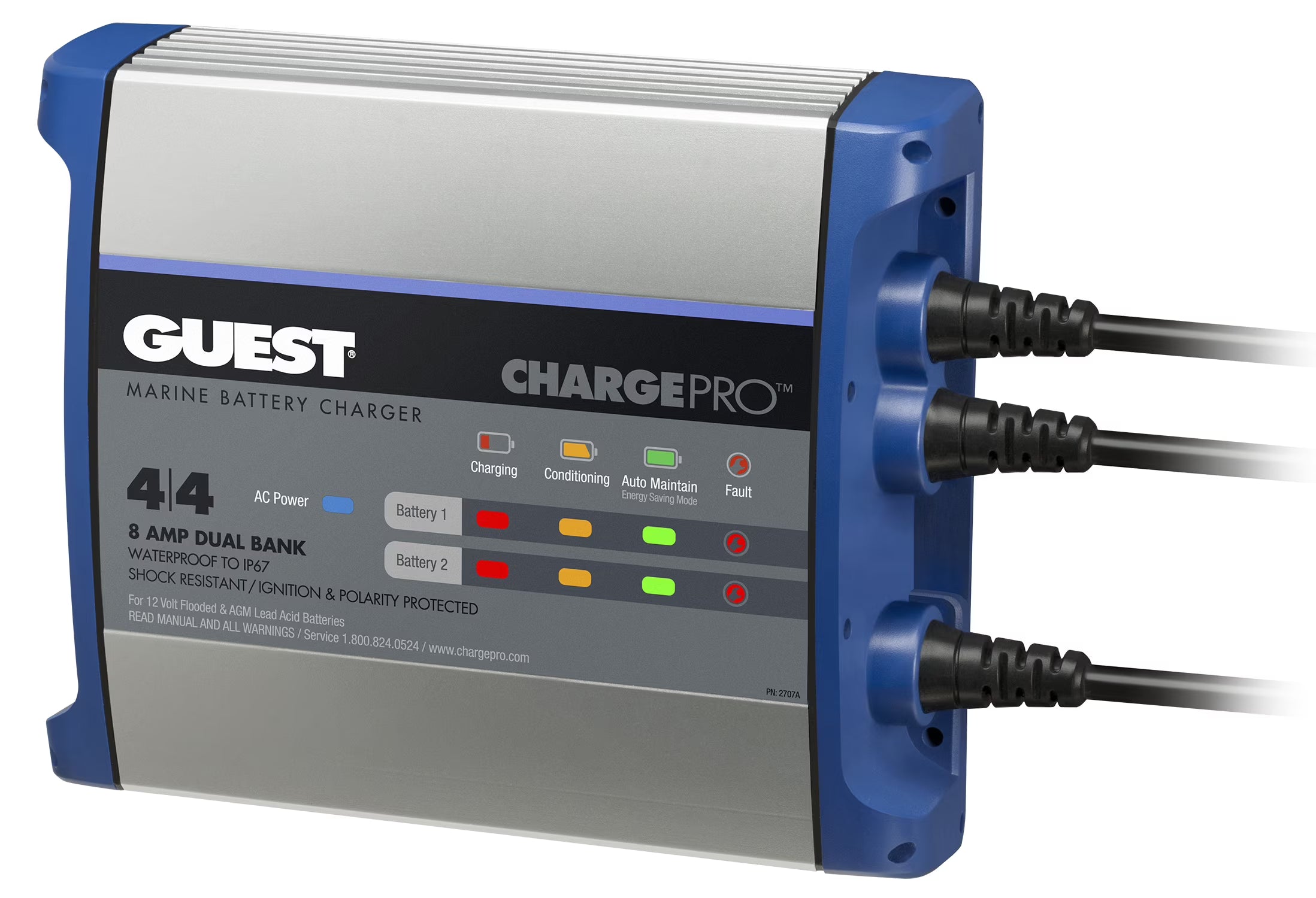 Marinco Guest Chargepro 12V 5 Amps 120V Fully Automatic Automotive Battery Charger