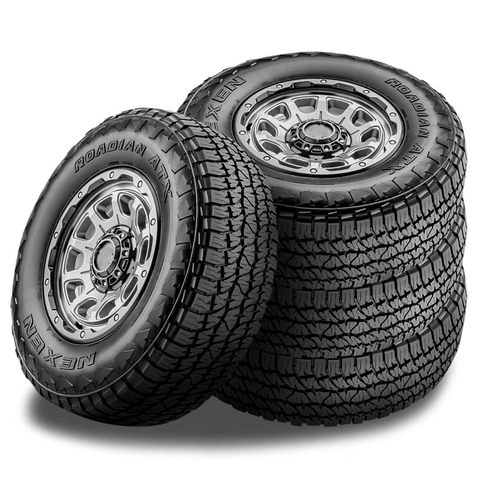 4 Nexen Roadian ATX 275/60R20 123/120S Snow Certified All Terrain 60K Mi Load E 18734NXK / 275/60/20 / 2756020
