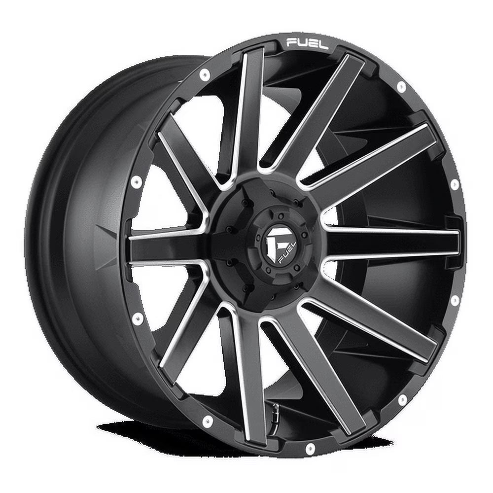 Fuel 1PC Aluminum Rim D616 CONTRA 22X10in Matte Black Milled Finish, D61622009846