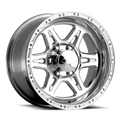 Raceline 886-RENEGADE 17  Cast Aluminum Wheel, RENEGADE 6 POLISHED 17X9 5X127mm 0mm Fits select: 2015-2018,2021 JEEP WRANGLER UNLIMITED SPORT