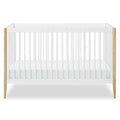 Delta Children Casey 4-in-1 Convertible Crib. Bianca White/Natural