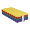 ECR4Kids SoftZone Rainbow Rest Mat. 2in. Assorted. 5-Piece