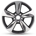 For 2018-2023 Honda Odyssey 18 Inch Machined Face with Painted Inlay Light Gray Alloy - New OEM Rim - Road Ready Car Wheel