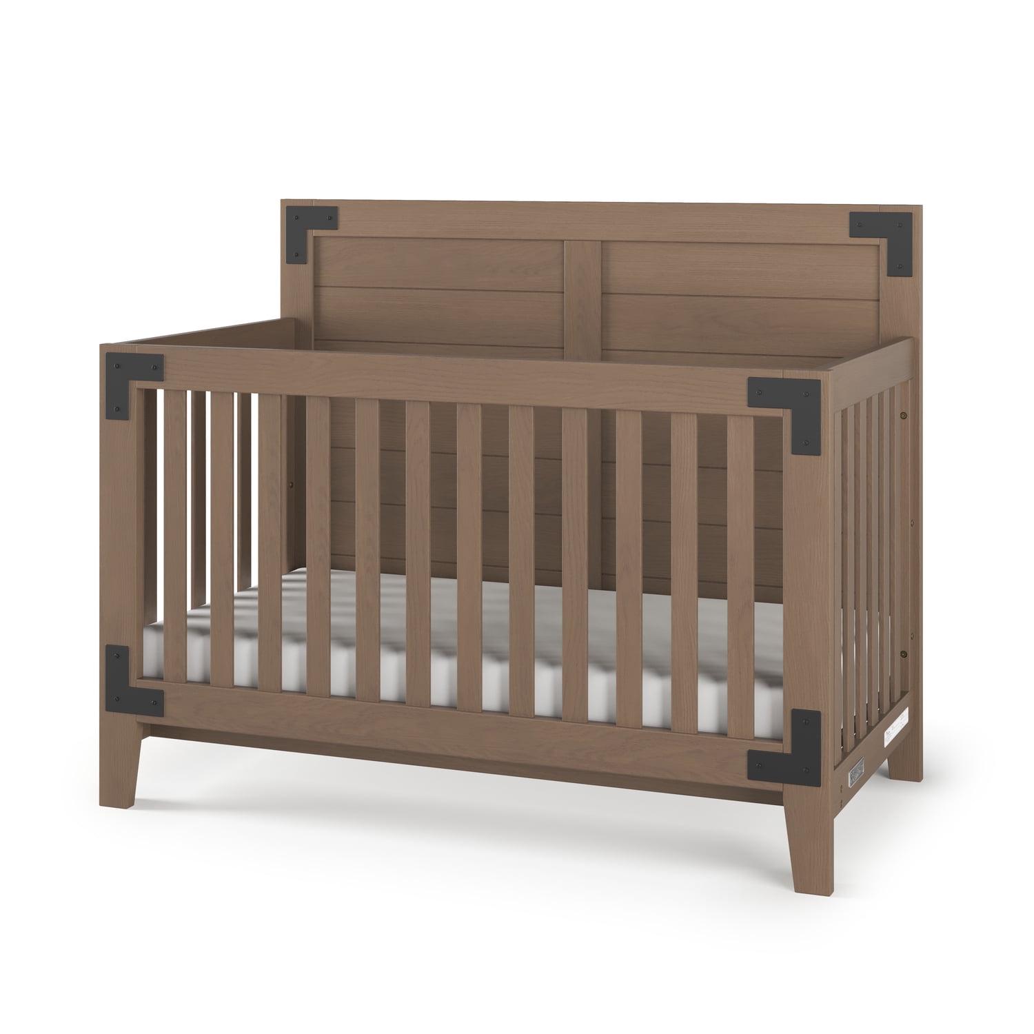 Child Craft Lucas 4-in-1 Convertible Baby Crib. Dusty Heather