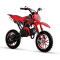 Gpower Gasoline 49cc Dirt Bike for Kids 6-15,2-Stroke Gas Power Mini Dirt Bike,1-Seater,Red