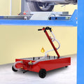 Shzicmy Low Profile Oil Drain Pan 20 Gallon Oil Drain Cart w/ 110W Manual Pump & Hose
