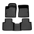 SMARTLINER Custom Fit Floor Mats 2 Row Liner Set Black Compatible With 2022-2025 Mitsubishi Outlander (Does not Fit PHEV or Sport Models)