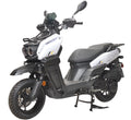 HHH Tank 150 Moped Gas Scooter 150cc Motorcycle Automatic Adult Bike with 12  Aluminum Wheels-White