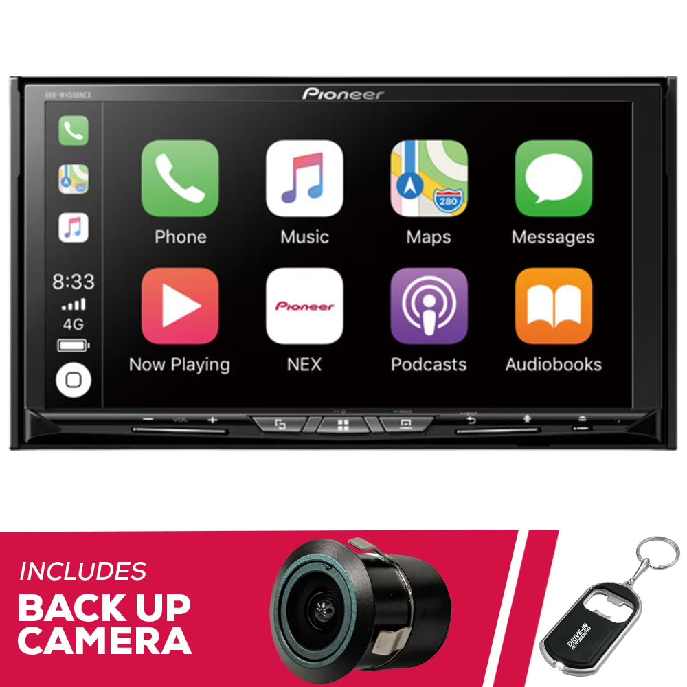New Pioneer AVH-W4500NEX 6.94  Multimedia DVD with Backup Bullet Camera