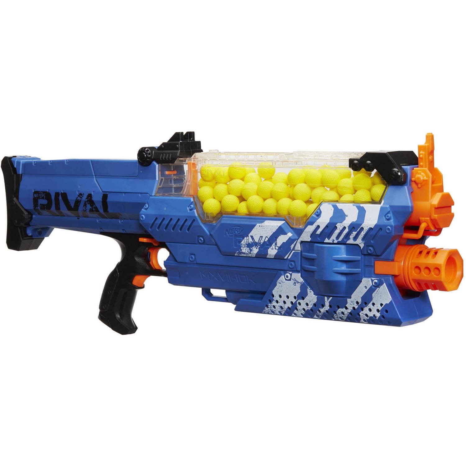 LEGO Nerf Rival Nemesis 100 Rounds Blaster & Foam Play. Blue