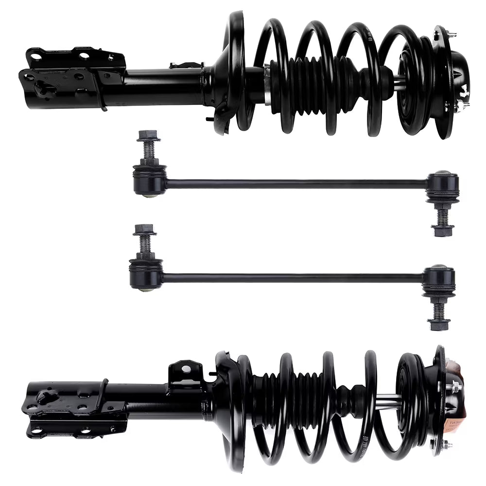 ECCPP Front Strut Spring Assembly, Stabilizer Bar Link Kit Fit for 2004 2005 2006 2007 2008 2009 2010 2011 2012 for Chevrolet Malibu, 2007 2008 2009 for Saturn Aura Set of 4
