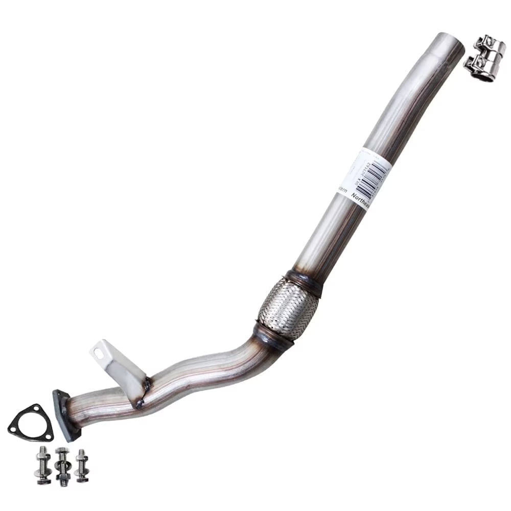 Stainless Steel Exhaust Front Flex Pipe for 2005-2009 Audi A4 Quattro 2.0 - Direct Fit