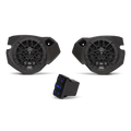 Restored BOSS Audio Systems BPRZR2S Polaris RZR Powered Speakers (Refurbished)