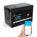 Paoweric 12V 300Ah LiFePO4 Lithium Battery with Smart 200A BMS, Compact Lithium Iron Phosphate Battery for Solar, RV, Home Energy Storage