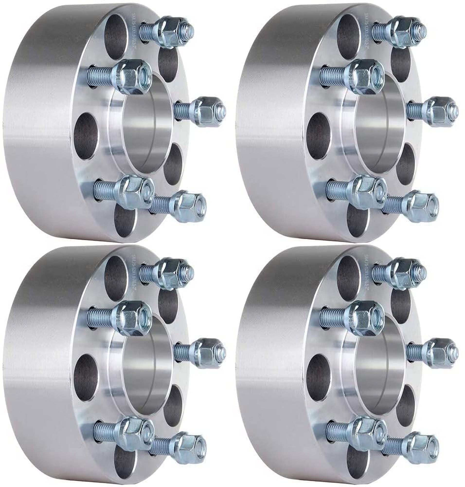ECCPP 4X 5 Lug 50mm Wheel Spacers Hubcentric 2 inch 5x4.75 to 5x4.75 with Lip M12x1.5 70.5mm CB Fits for S10 Blazer Corvette Camaro