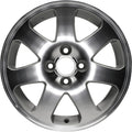 Remanufactured Machined and Painted Silver Aluminum Wheel 15 x 6 42700S5DA61 fits 1999-2005 Honda Civic