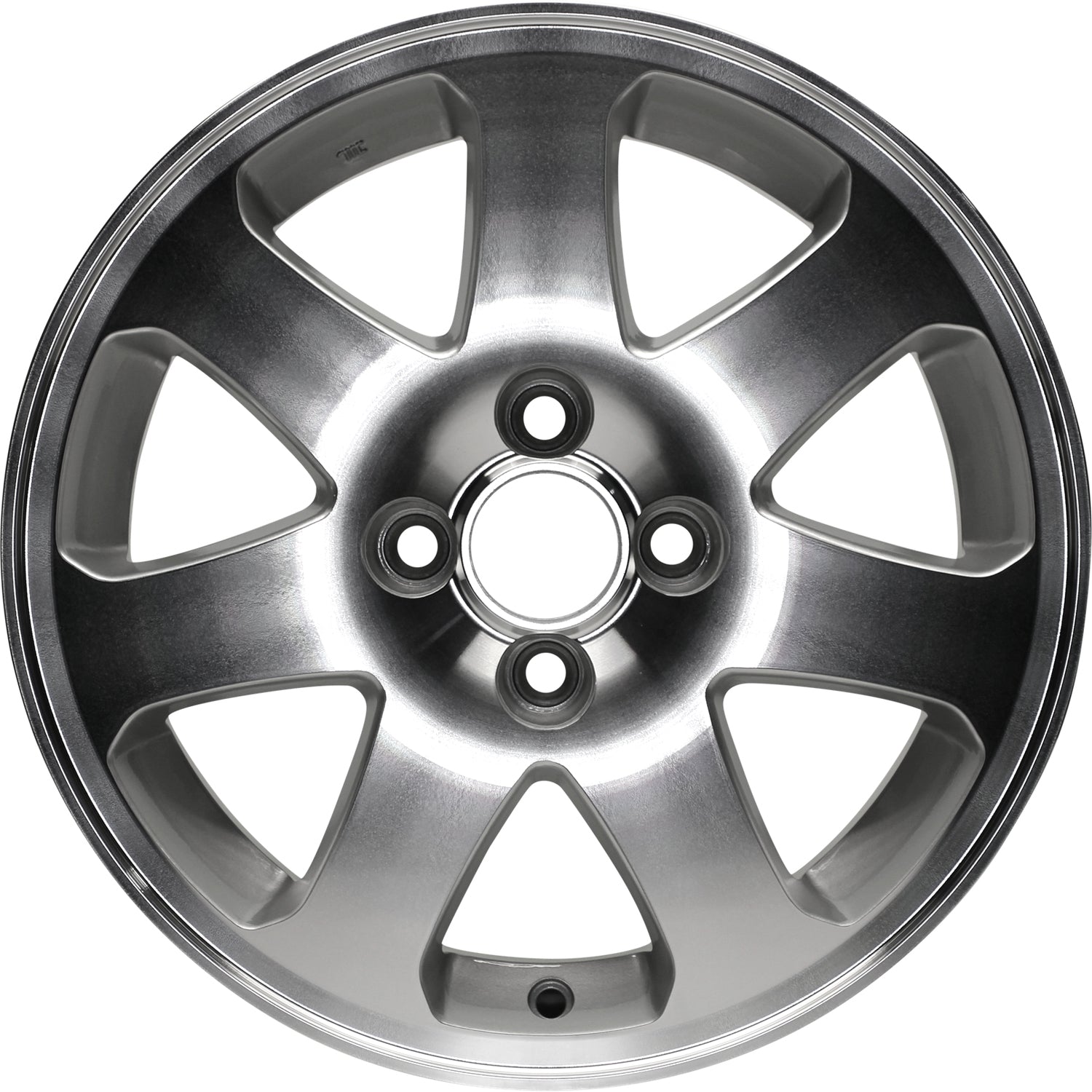 Remanufactured Machined and Painted Silver Aluminum Wheel 15 x 6 42700S5DA61 fits 1999-2005 Honda Civic