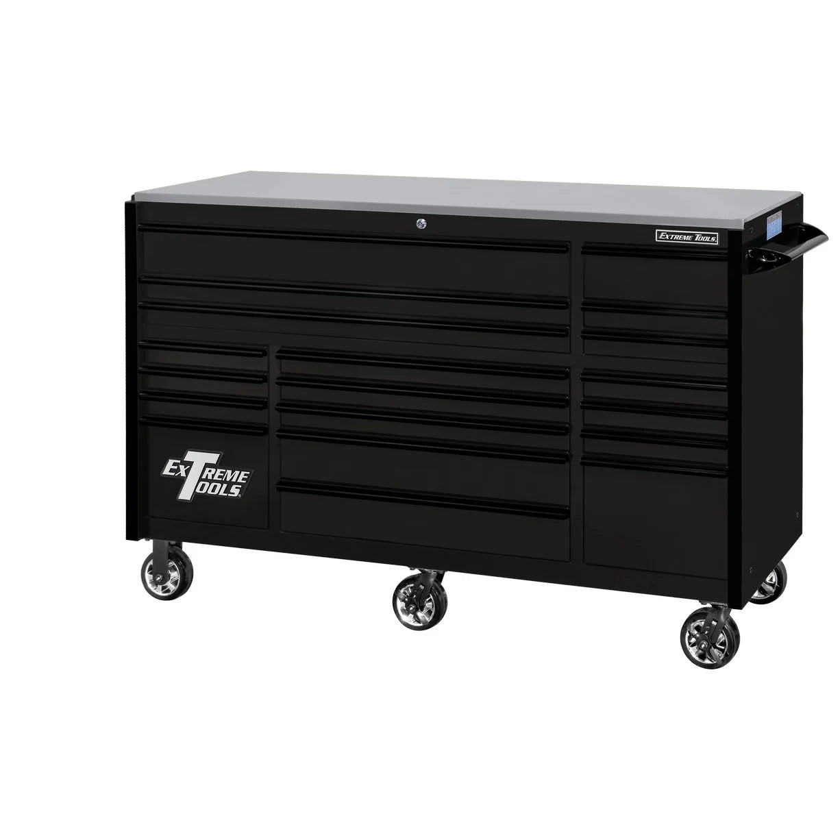 Extreme Tools 72¡å x 30¡å, 19 Drawer Roller Cabinet with 250 lbs. drawer slides, RX 250 Series