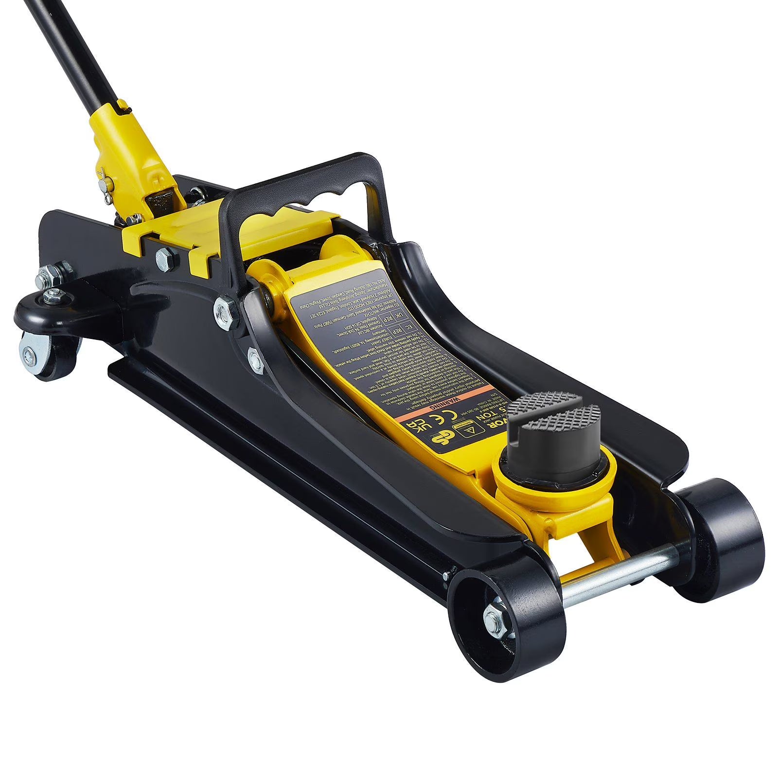 2.5 Ton Low Profile Floor Jack - Heavy Duty Steel Hydraulic Pump for Cars & SUVs