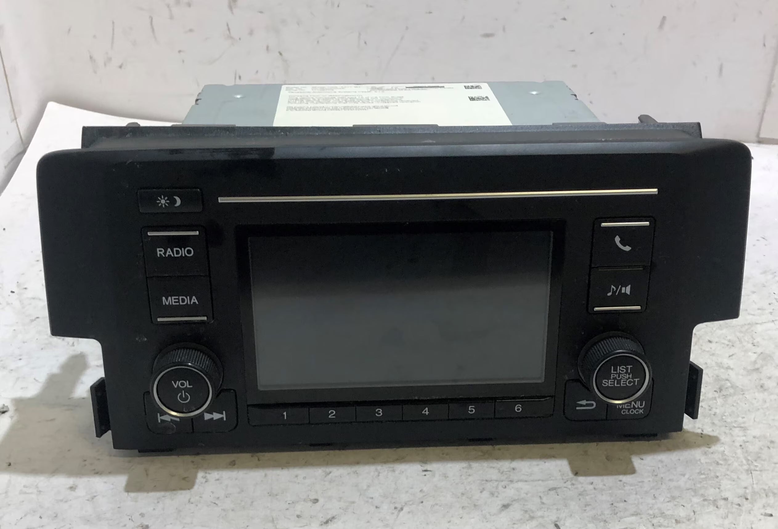 Pre-Owned 17 Honda Civic AM FM CD Player Radio Receiver w/ Display OEM LKQ - Verify Specific Vehicle Fitment In Description - (Good)