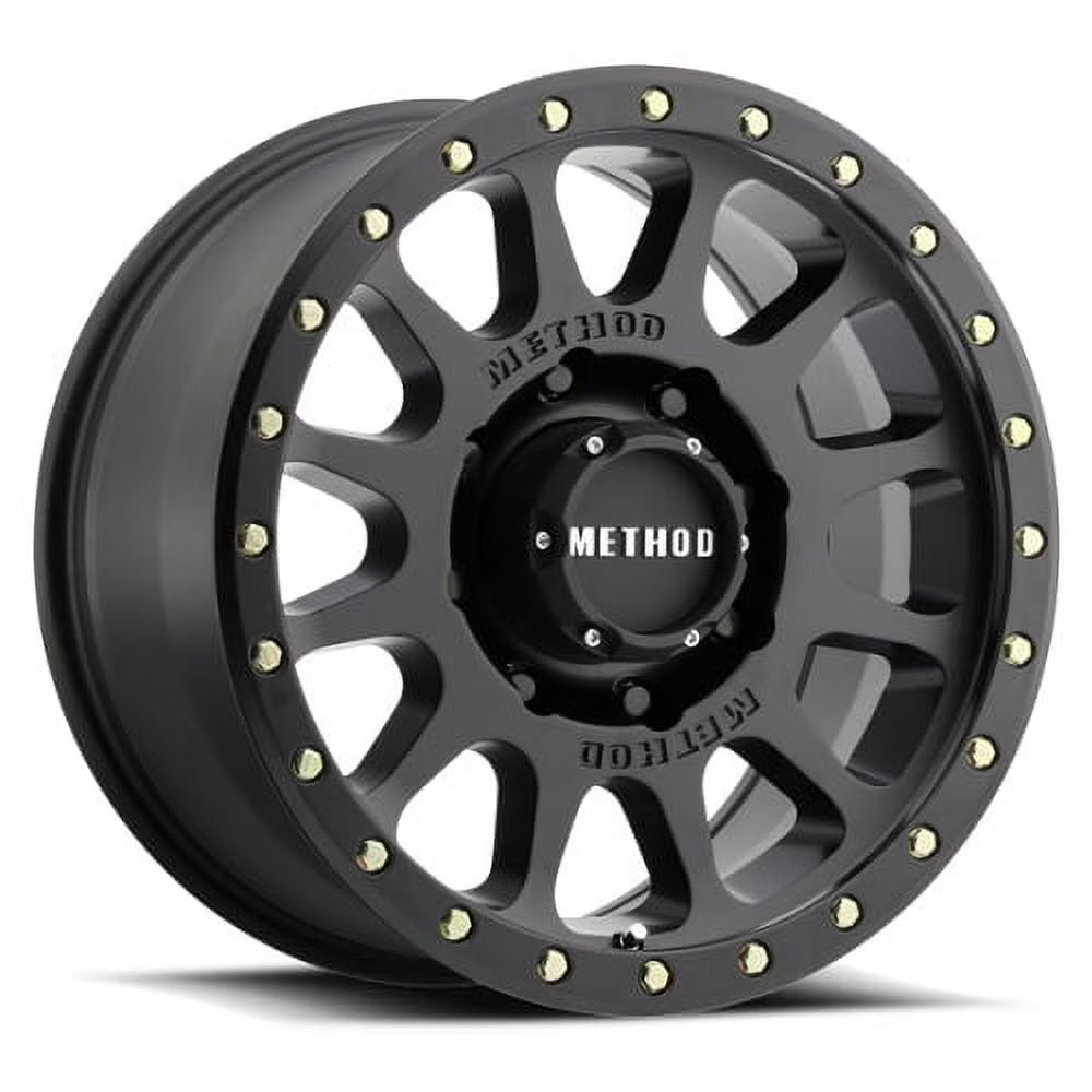 Method MR305 NV HD 18x9 +18mm Offset 8x6.5 130.81mm CB Matte Black Wheel