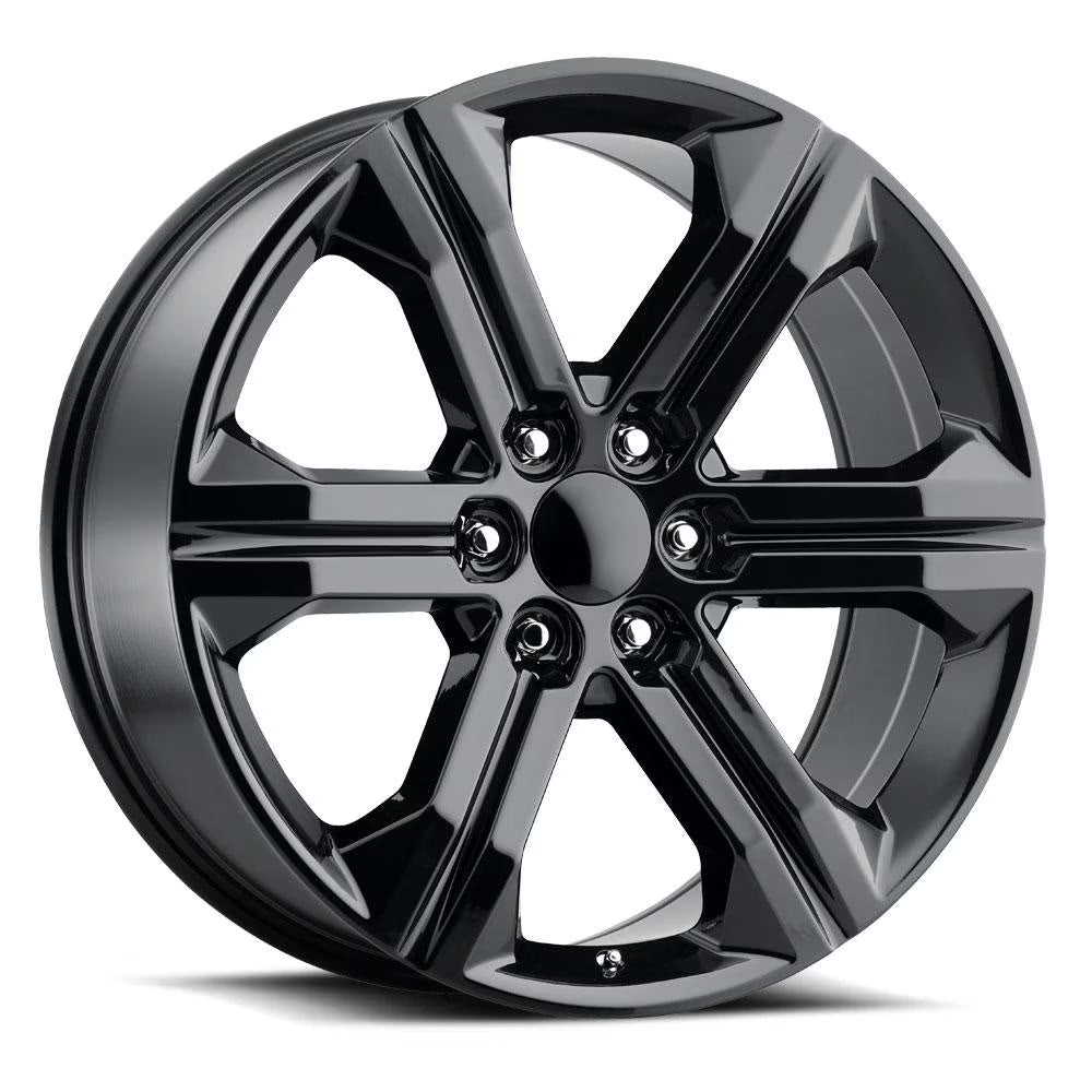 REPLICA BY VOXX Denali 3 Rim 22X9 6x139.7 Offset 24 Gloss Black (Quantity of 1)
