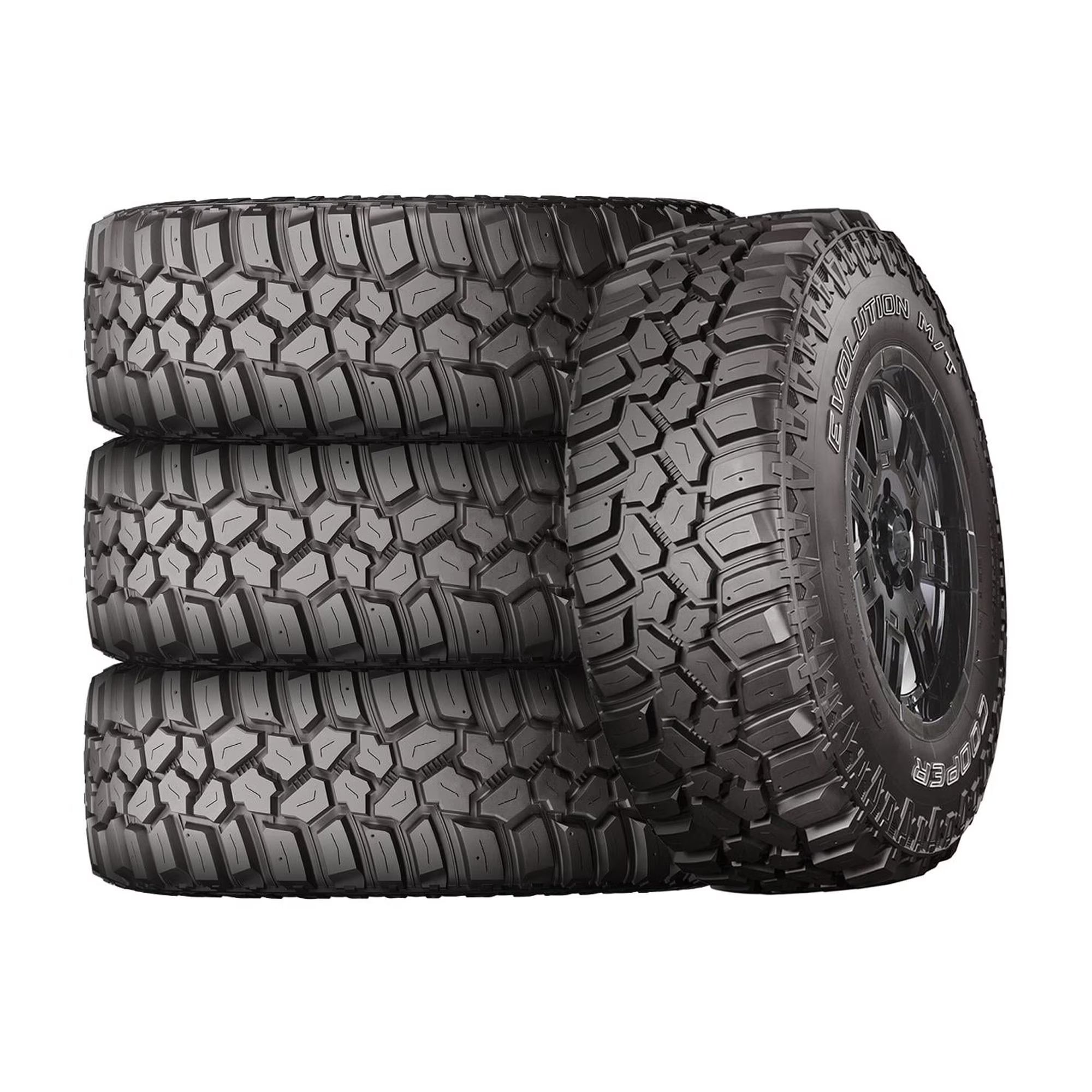 Set of 4 Cooper Evolution M/T LT295/70R18 129/126Q E Tires