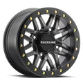 14  Gun Metal With Black Beadlock Ring A91G Ryno Wheel by RaceLine A91G-47037-52