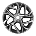 Remanufactured Machined and Painted Medium Charcoal Metallic Aluminum Wheel 17 x 7 fits 2020-2022 Hyundai Sonata