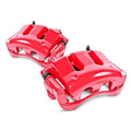 Power Stop Front Pair of Red Powder Coated Calipers S2644