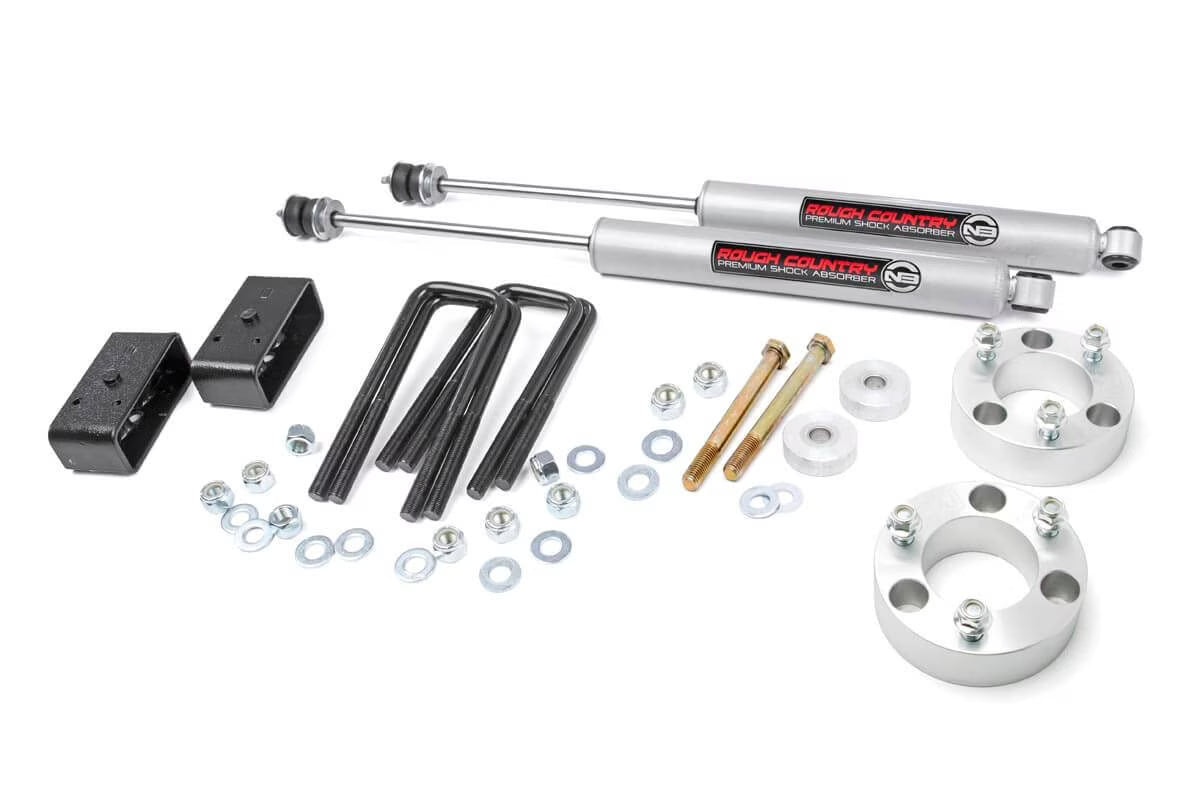 Rough Country 3  Lift Kit (fits) 2005-2020 Tacoma | N3 Shocks | Billet Suspension System | 74530