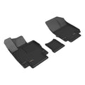 3D MAXpider Custom Fit Kagu Floor Mat (Black) Compatible with Genesis GV60 2023-2024 - Front Row