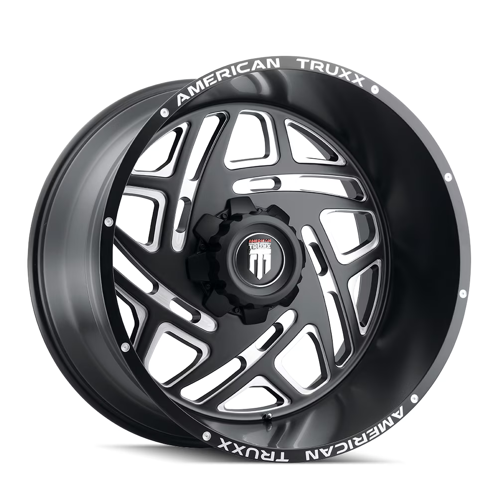 American Truxx Cosmos-At1904 24X14 8X170 -76Et 125.2Cb Black/Milled