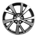 Remanufactured Machined and Painted Black Aluminum Wheel 18 x 8.5 fits 2016-2019 Nissan Maxima