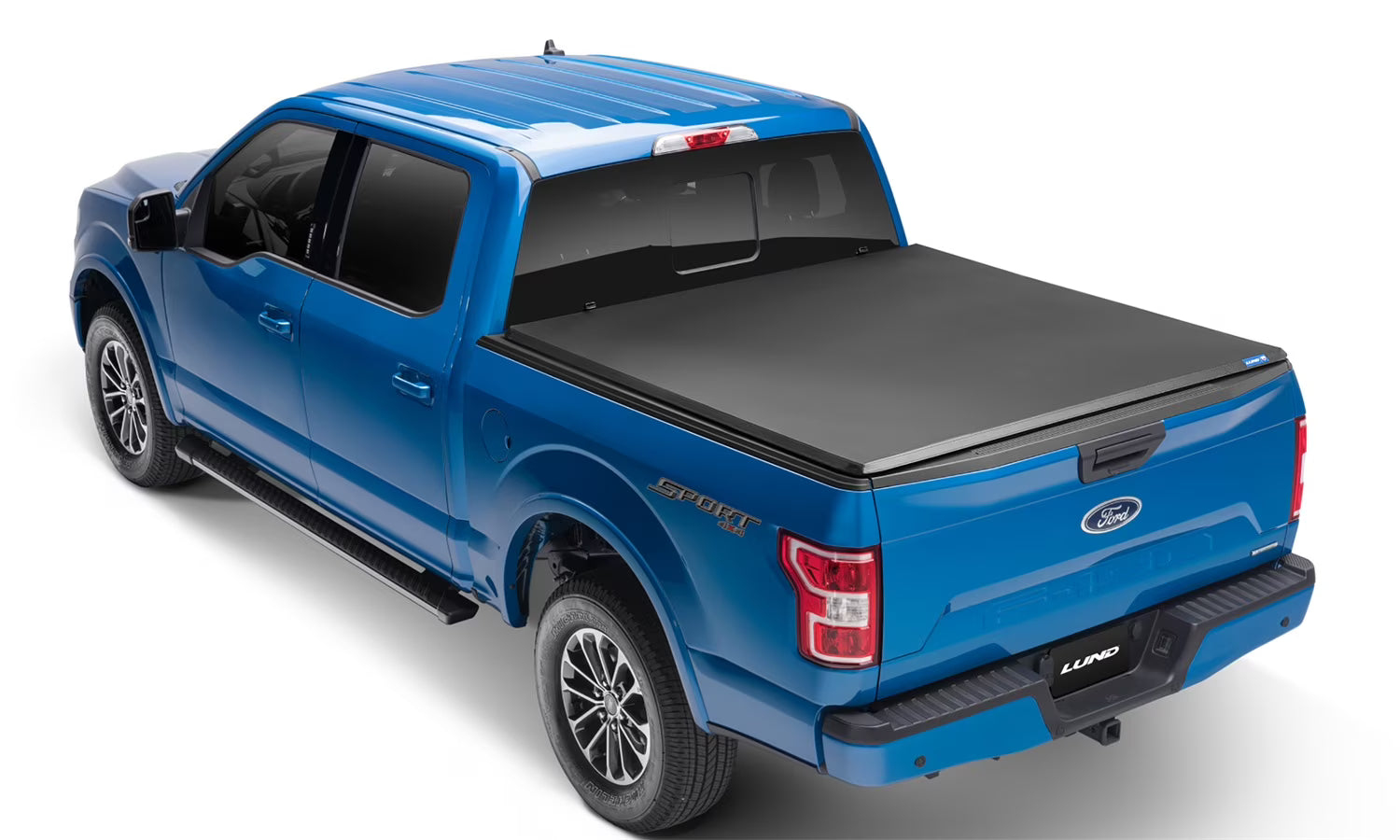 Lund Genesis Tri-Fold Soft Folding Truck Bed Tonneau Cover Fits 2022 - 2023 Nissan Frontier 6' Bed( 73.3 ) Clearance