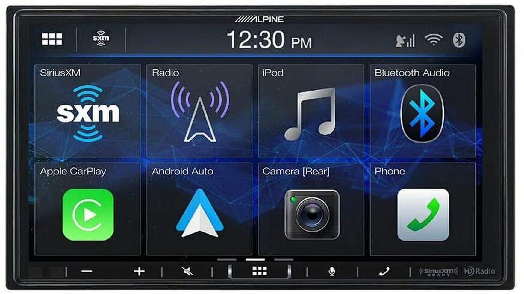 Alpine iLX-407 7  Shallow Chassis Multimedia Receiver with Apple Carplay