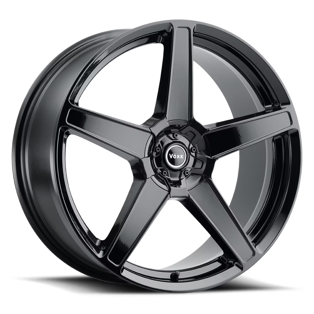 MG5 Custom Wheel 20x9 inch 5-115 Bolt-Pattern 20 Offset Gloss Black Rim Style 5 Spoke for Passenger