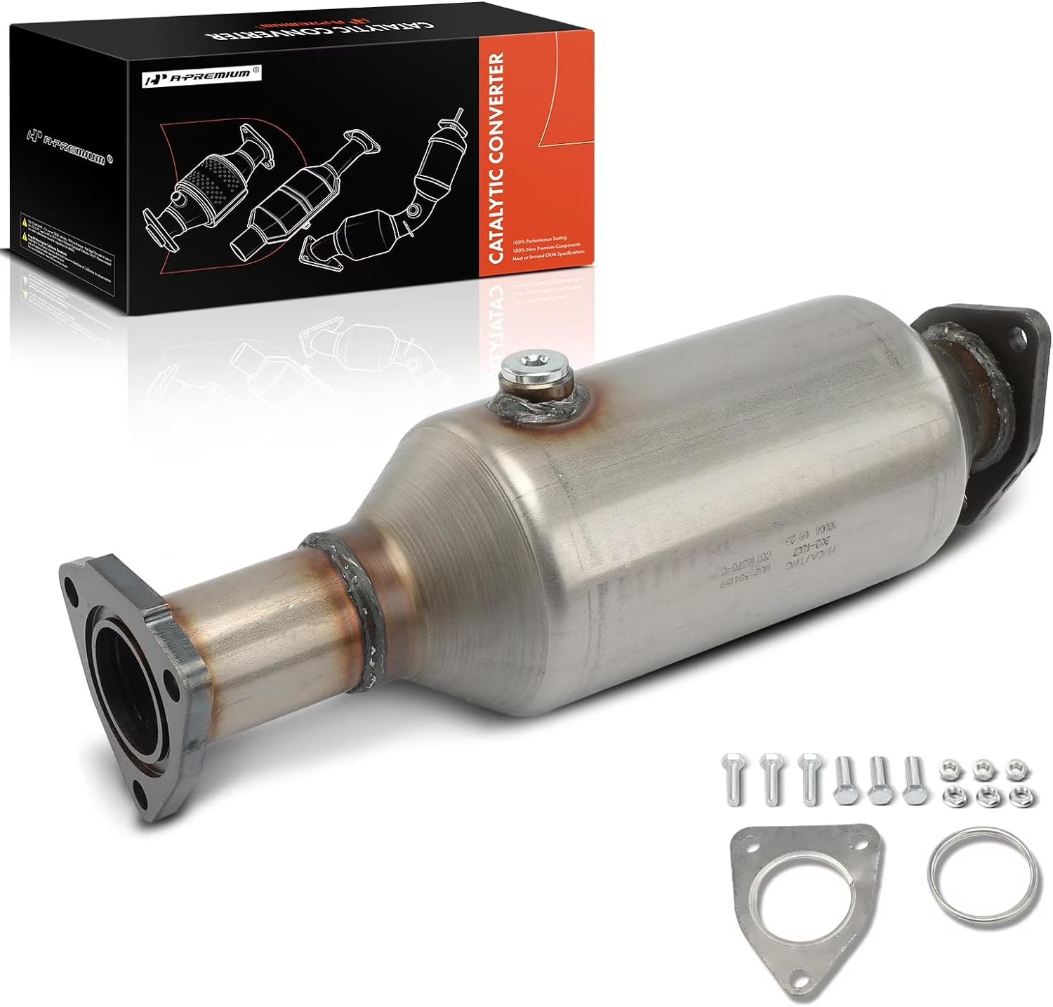 A-Premium Catalytic Converter Kit Direct-Fit Compatible with Honda Accord 1998 1999 2000 2001 2002, 2.3L, EPA Compliant, Replace# 18160PAA305, 18160PAAL11