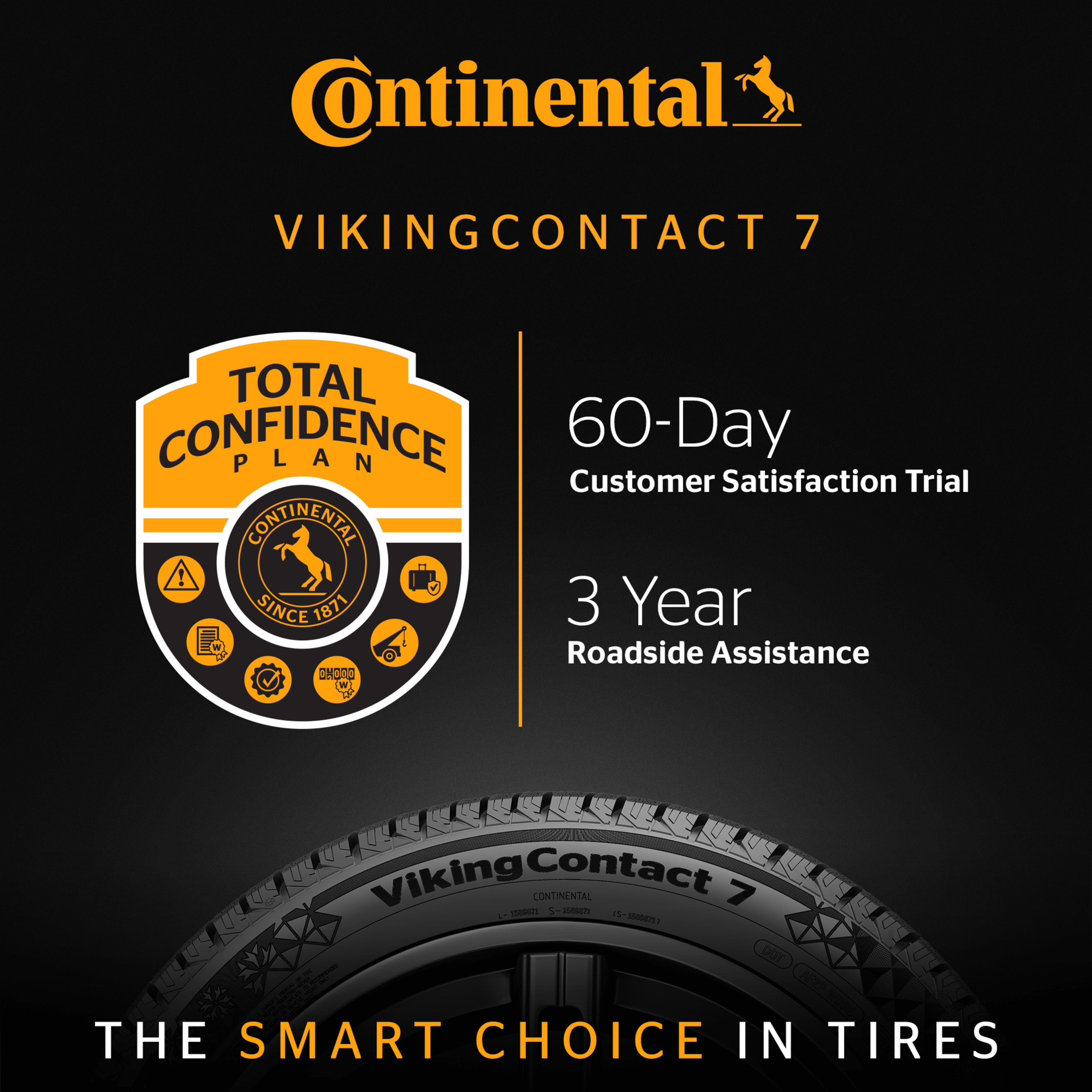 Continental VikingContact 7 Winter 235/70R16 109T XL Passenger Tire