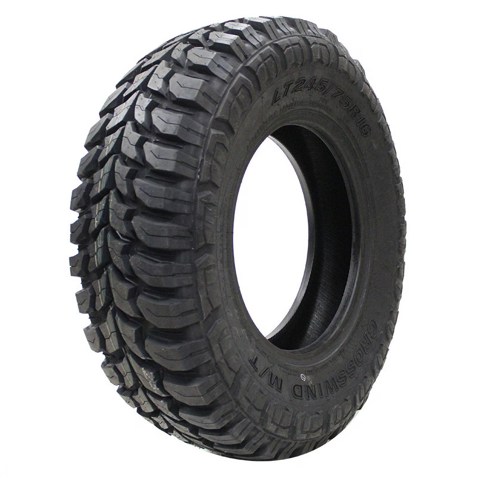 Set of 4 Crosswind M/T LT265/70R17 121Q E Tires Fits: 2017 Chevrolet Silverado 1500 WT, 2014-15 Chevrolet Silverado 1500 WT