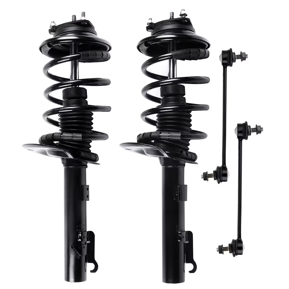 CCIYU Complete Suspension Kit Fits 06 07 08 09 10 11 for Focus Includes Strut Spring Assembly, Stabilizer Bar Link Kit Fits select: 2009-2011 FORD FOCUS SE, 2006 FORD FOCUS ZX4