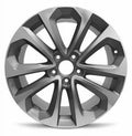 Wheel Rim for 2013-2015 Honda Accord 18 in Gray Aluminum Rim Direct Fit