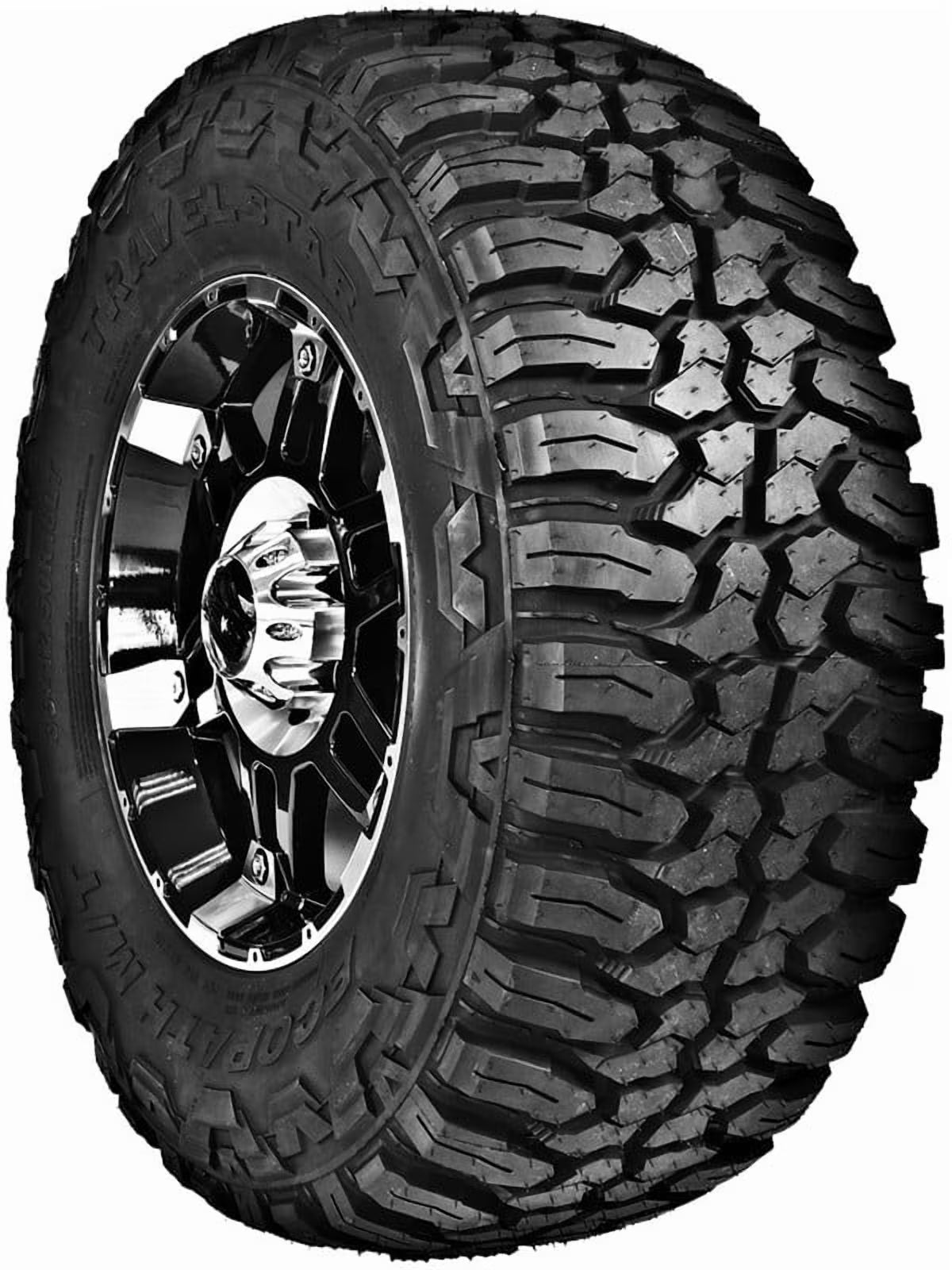 Travelstar EcoPath M/T 33X12.50R20 10 PR Load Range E 114Q SUV Light Truck Mud Terrain Tire 33/12.50/20(Tire Only)
