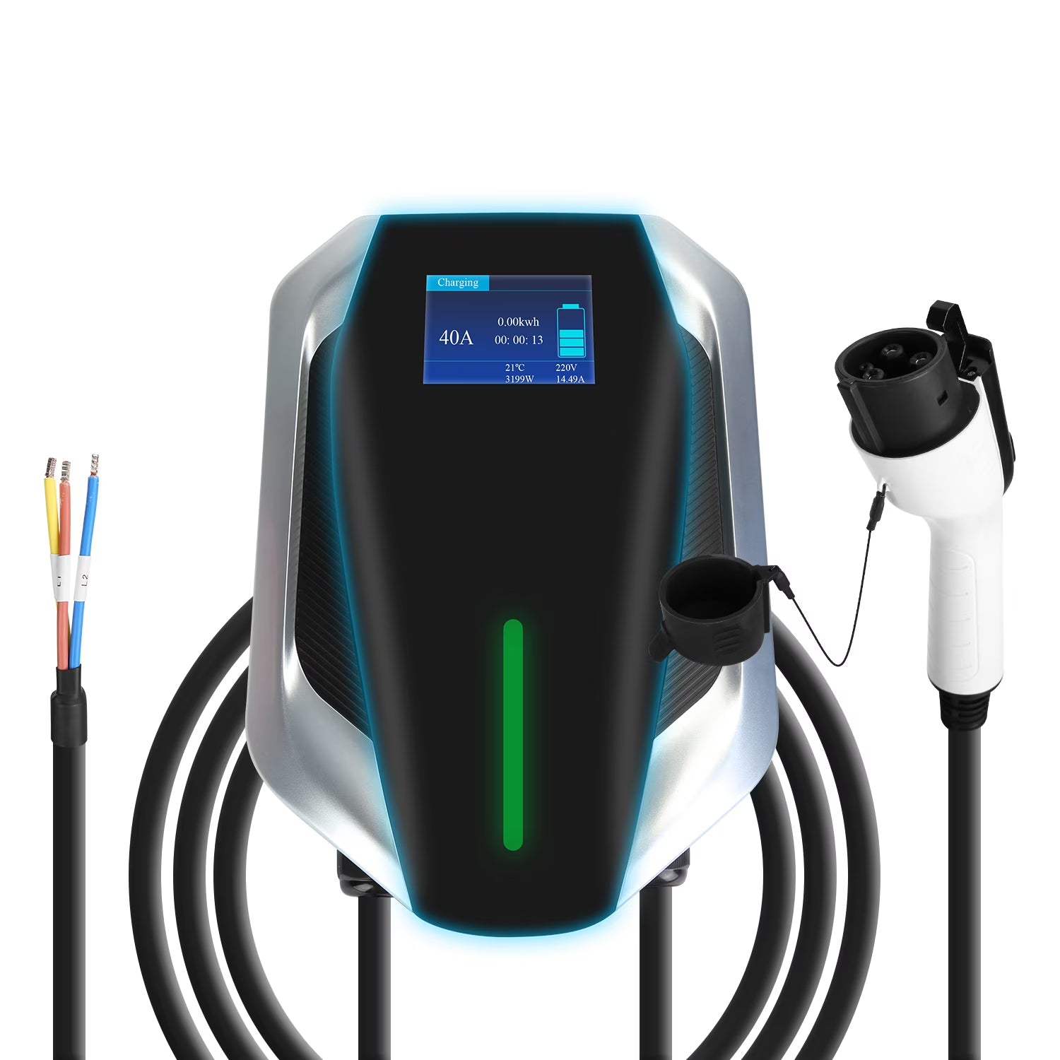 iMounTEK Level 2 EV Charger 40Amp, Electric Car Charger, 16ft Wall Electric Vehicle Charging 240V 14-50 Plug Vehicle Charging Station