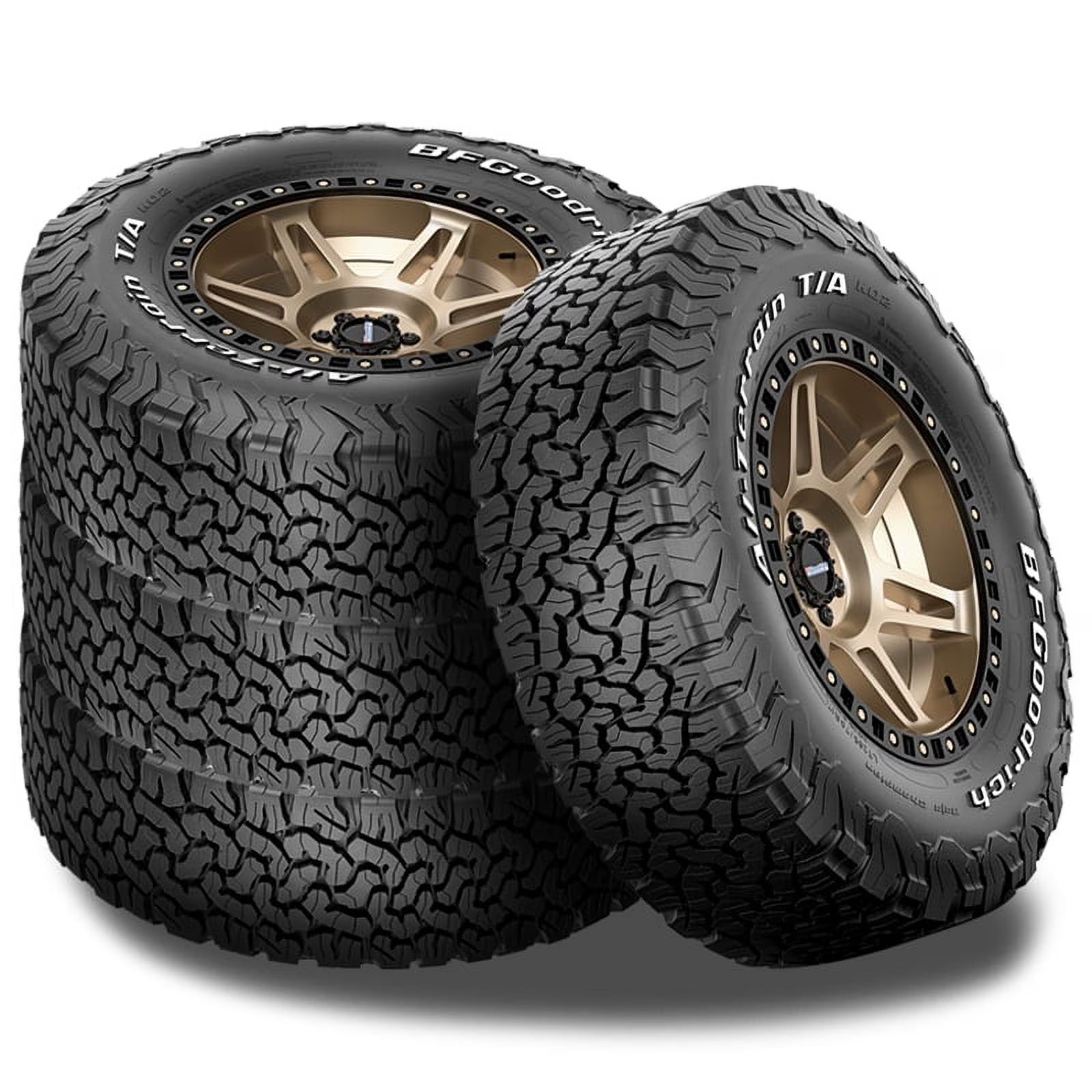 Set of 4 BFGoodrich All Terrain T/A KO2 LT265/70R17 112/109S RWL 6/C Truck SUV Tires BF66255 / 265/70/17 / 2657017 Fits: 2017 Chevrolet Silverado 1500 WT, 2014-15 Chevrolet Silverado 1500 WT