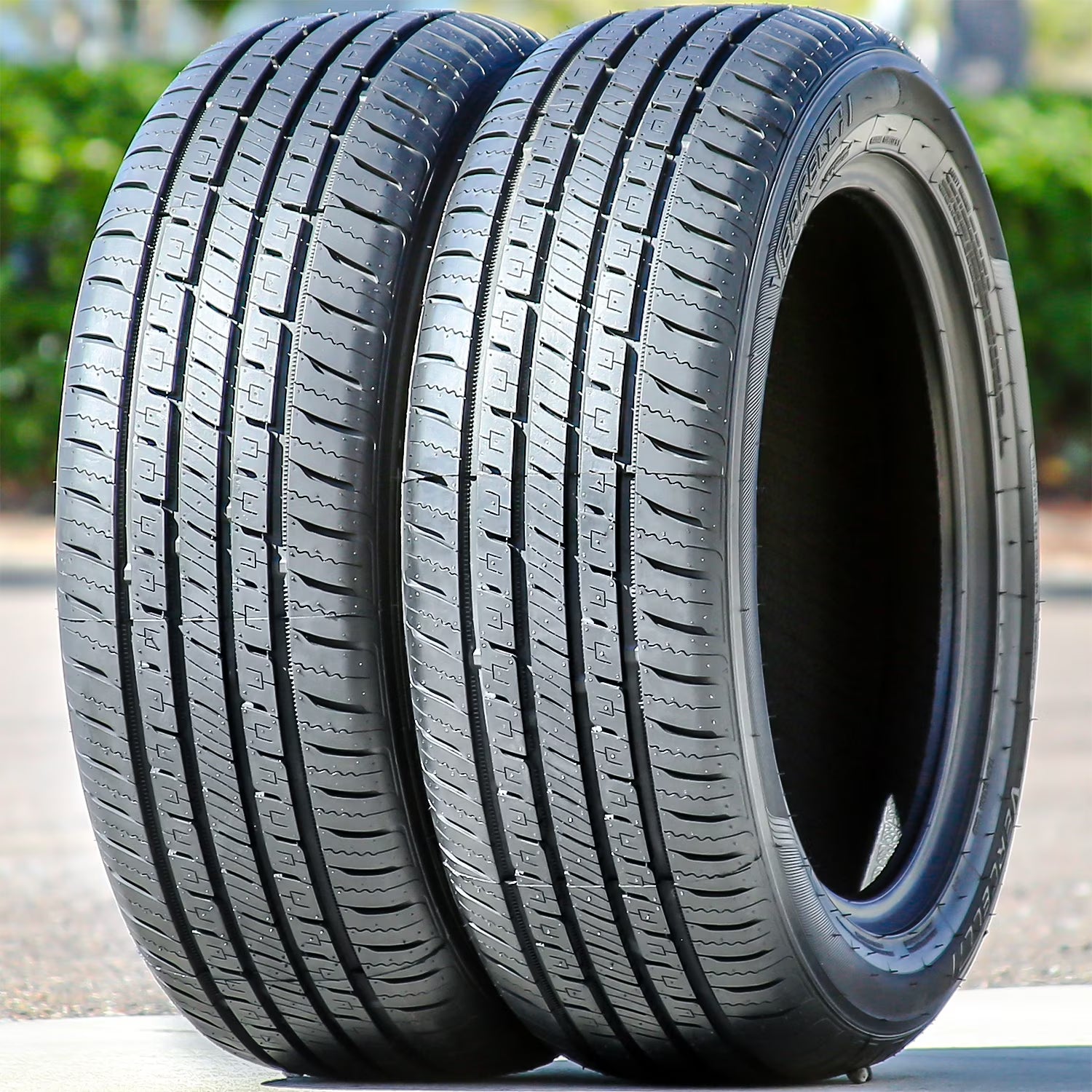 Pair of 2 (TWO) Vercelli Strada I 235/50R17 100V XL A/S All Season Tires Fits: 2016-18 Ford Fusion Energi SE, 2014-15 Ford Fusion S Hybrid
